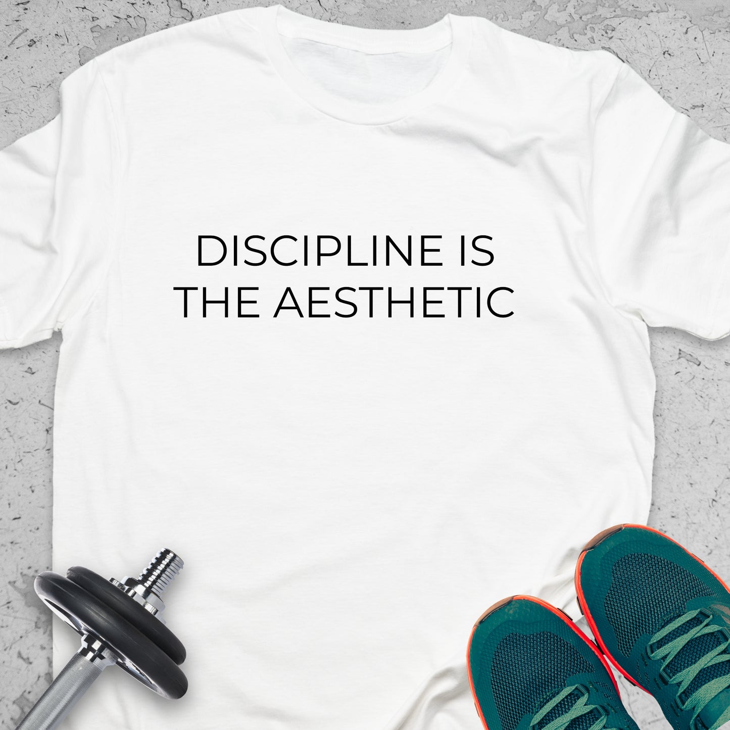 Discipline Is The Aesthetic T-Shirt – Minimalist Gym Tee, Motivational Fitness Shirt, Workout Apparel