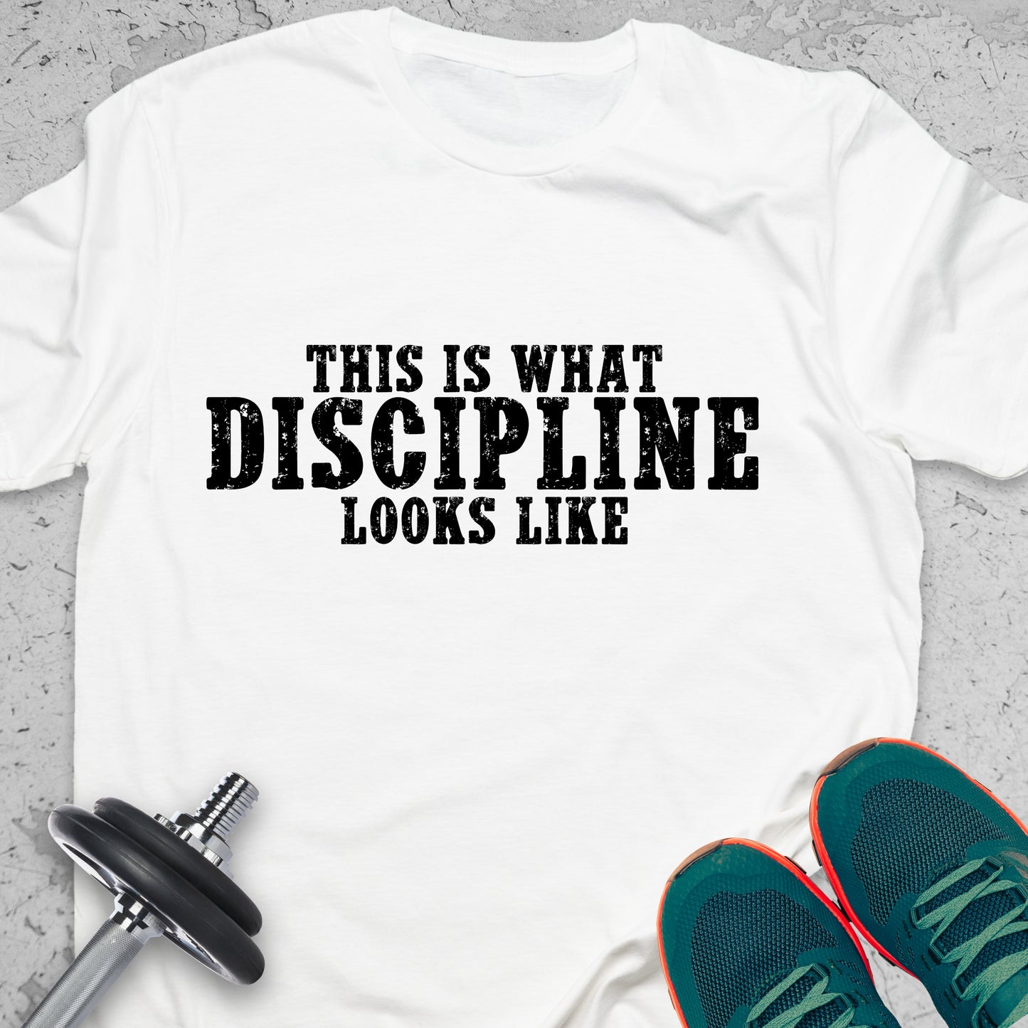 This Is What Discipline Looks Like T-Shirt – Motivational Gym Tee, Fitness Mindset Shirt, Workout Apparel