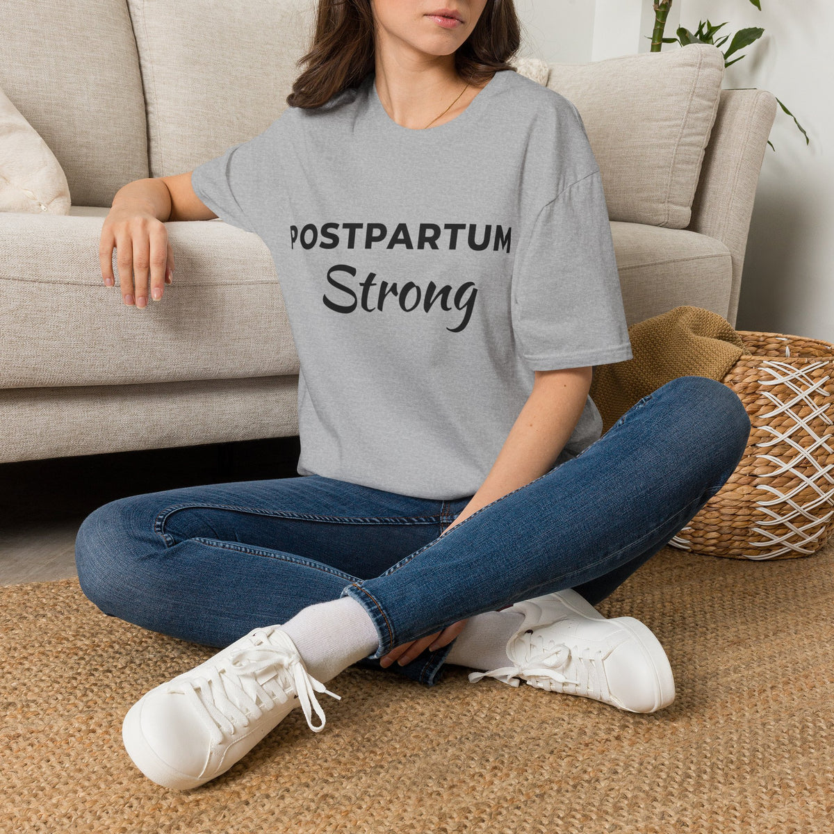 Postpartum Strong T-Shirt – Empowering New Mom Recovery & Motherhood Tee