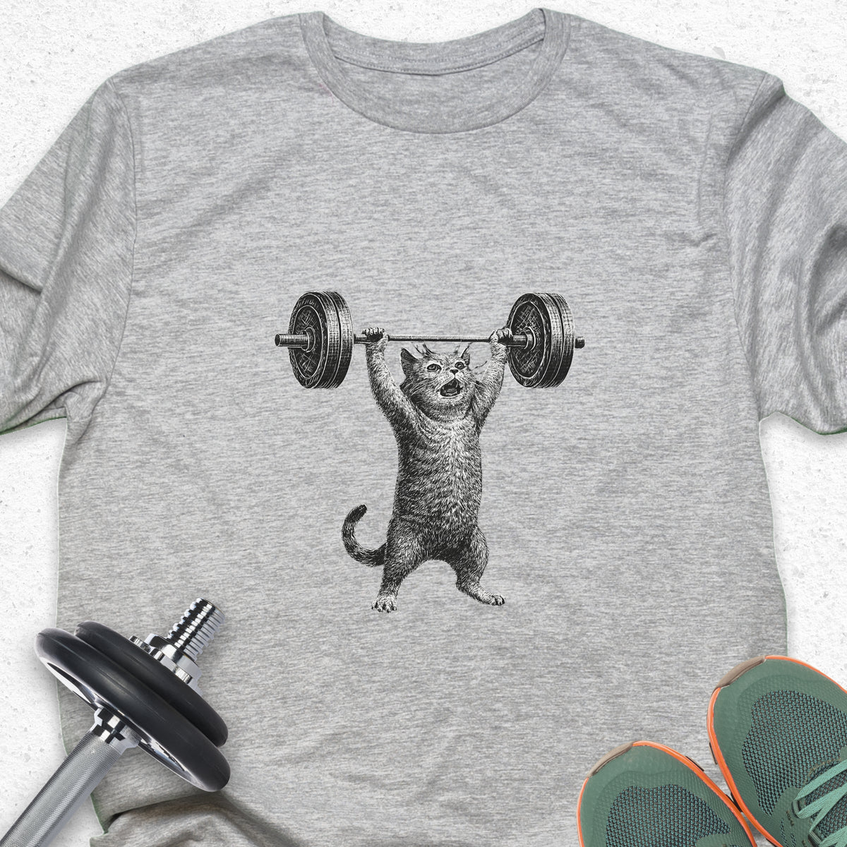 Funny Fitness T-Shirt — Humorous Workout Graphic Tee for Gym Lovers