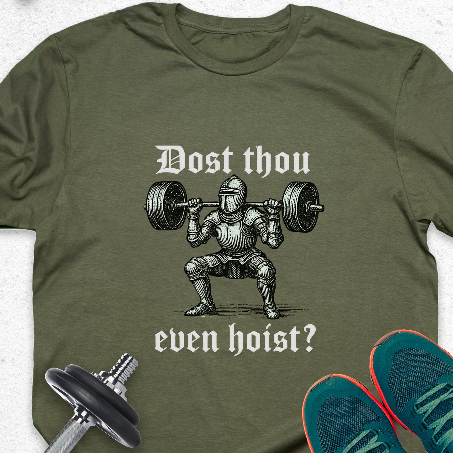 Funny Fitness T-Shirt — Humorous Workout Graphic Tee for Gym Lovers