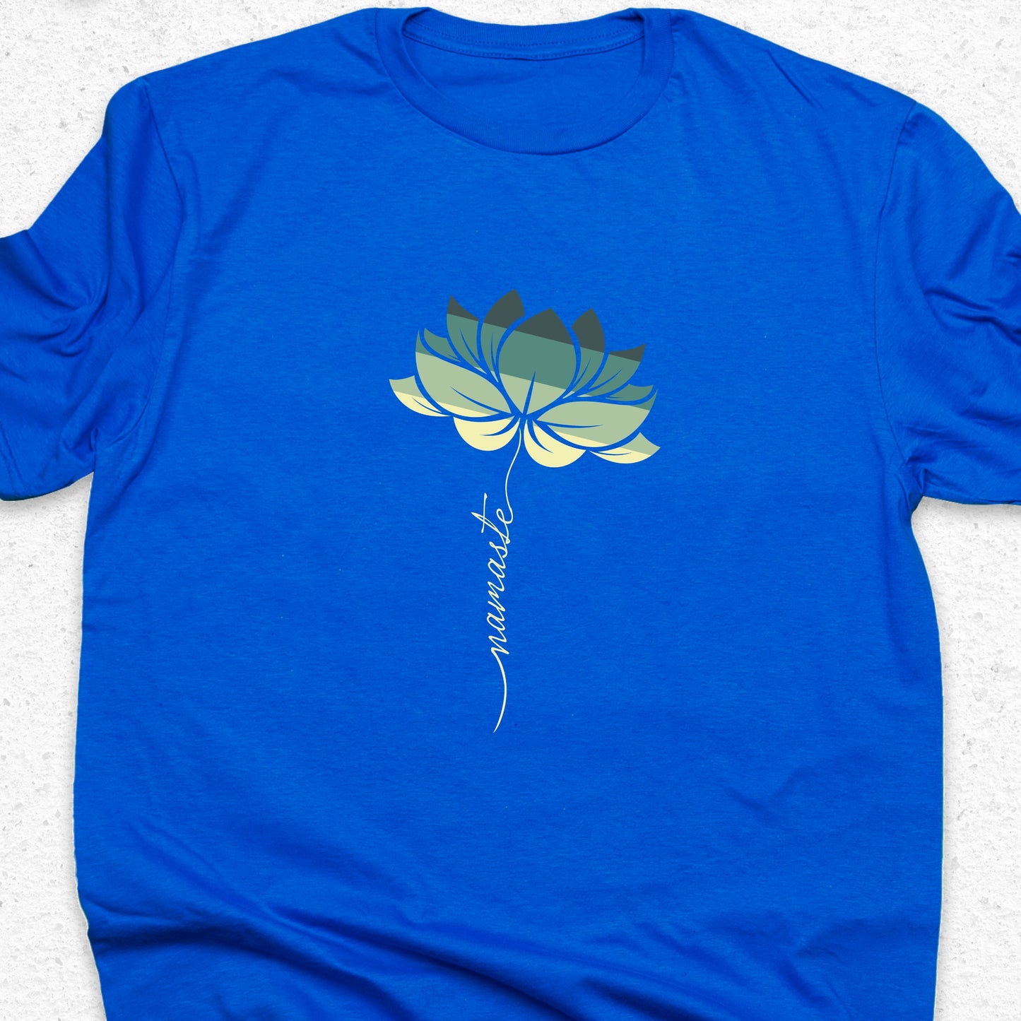 Minimalist Namaste Lotus T-Shirt – Zen Yoga Tee, Spiritual Flower Shirt, Meditation Apparel