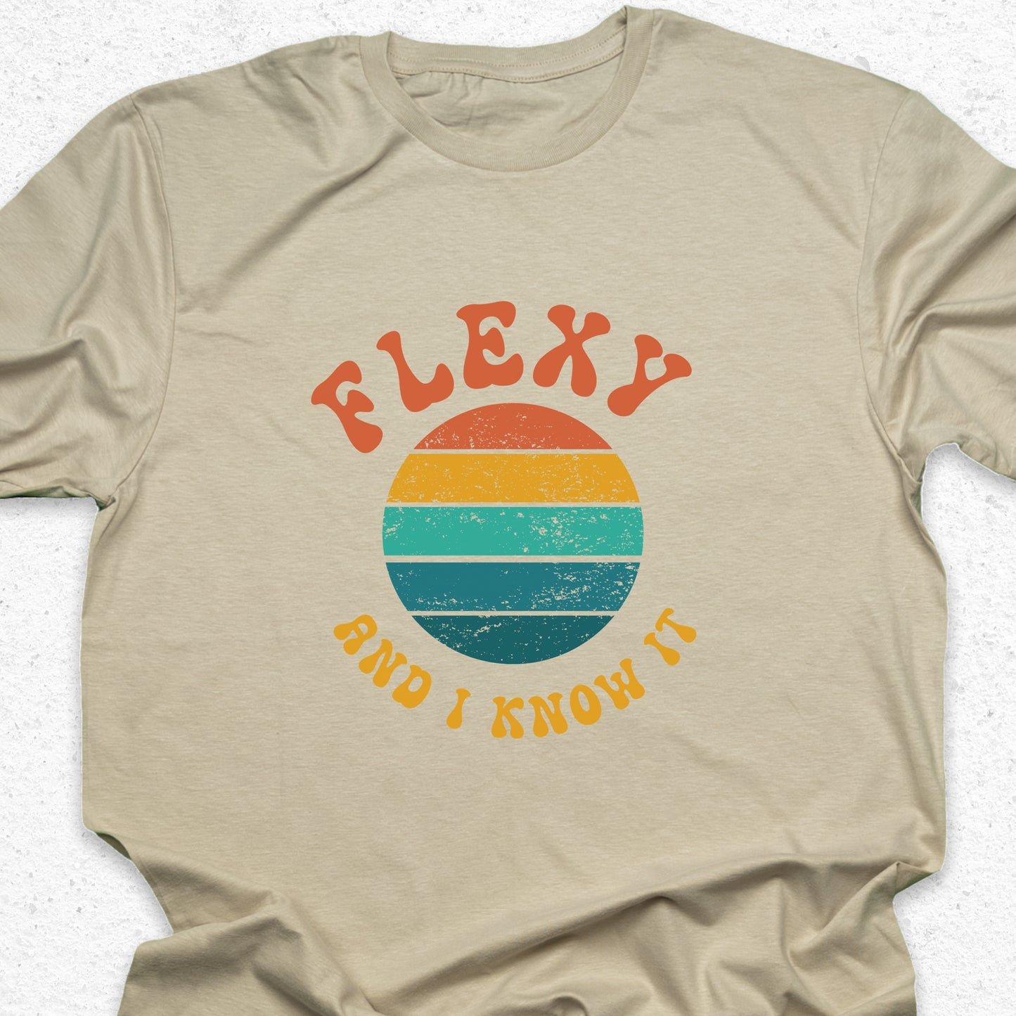 Flexy And I Know It Yoga T-Shirt – Funny Yoga Tee, Stretching Humor Shirt, Fitness Pun Gift