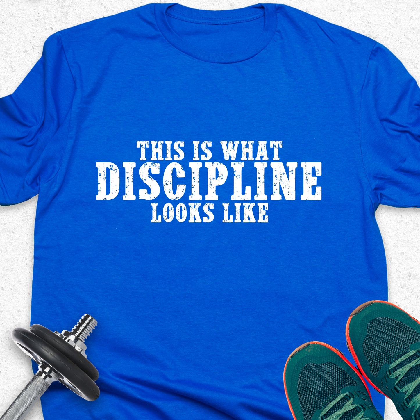 This Is What Discipline Looks Like T-Shirt – Motivational Gym Tee, Fitness Mindset Shirt, Workout Apparel