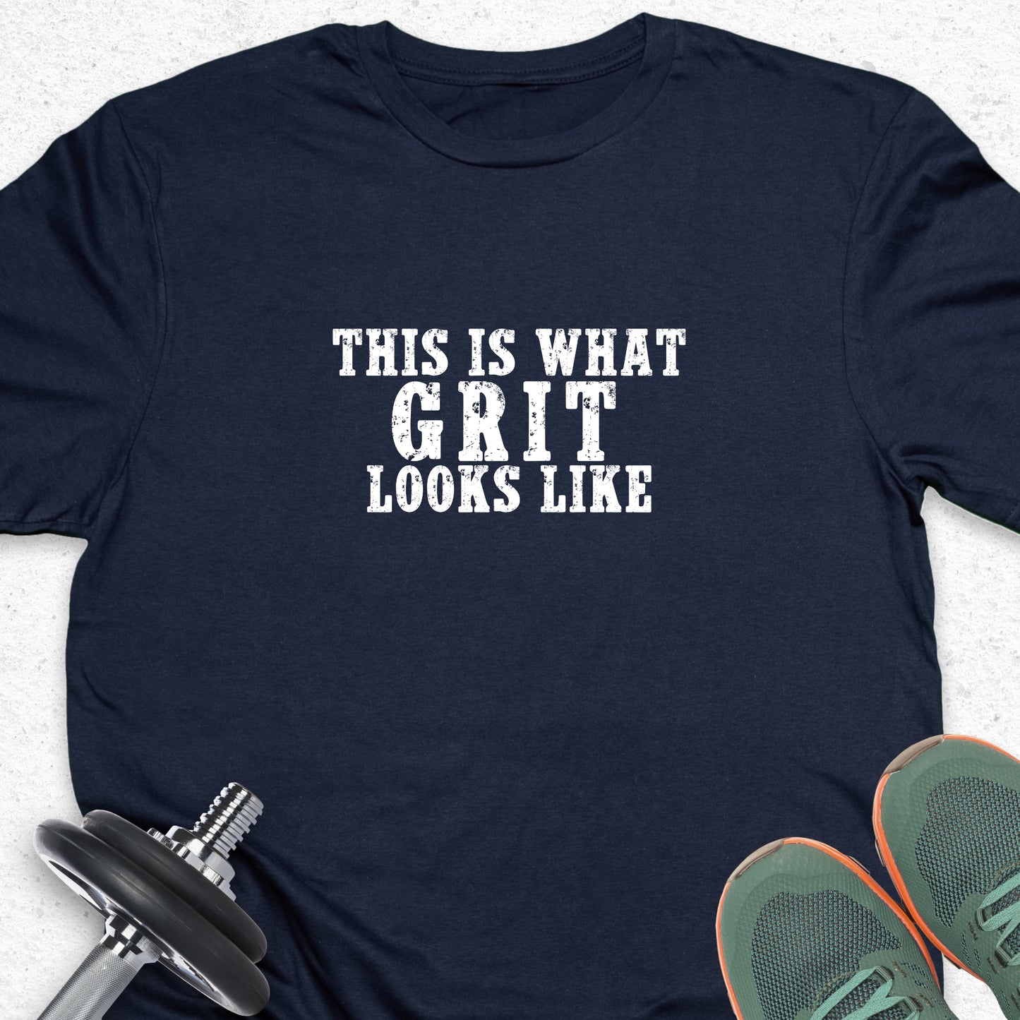 This Is What Grit Looks Like T-Shirt – Motivational Gym Tee, Fitness Mindset Shirt, Workout Apparel