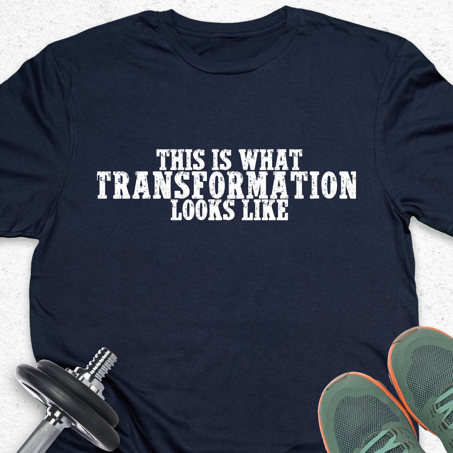 This Is What Transformation Looks Like T-Shirt – Motivational Fitness Tee, Gym Progress Shirt