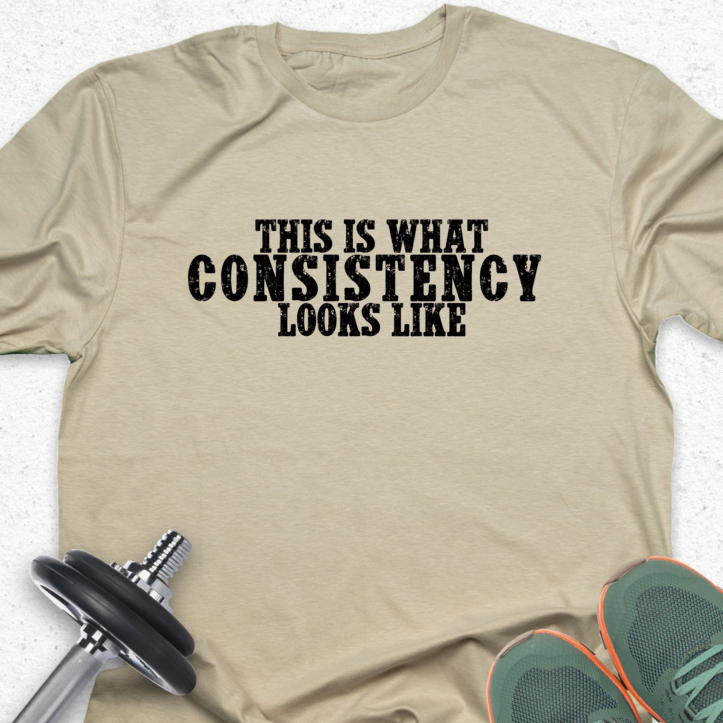 This Is What Consistency Looks Like T-Shirt – Motivational Gym Tee, Fitness Discipline Shirt