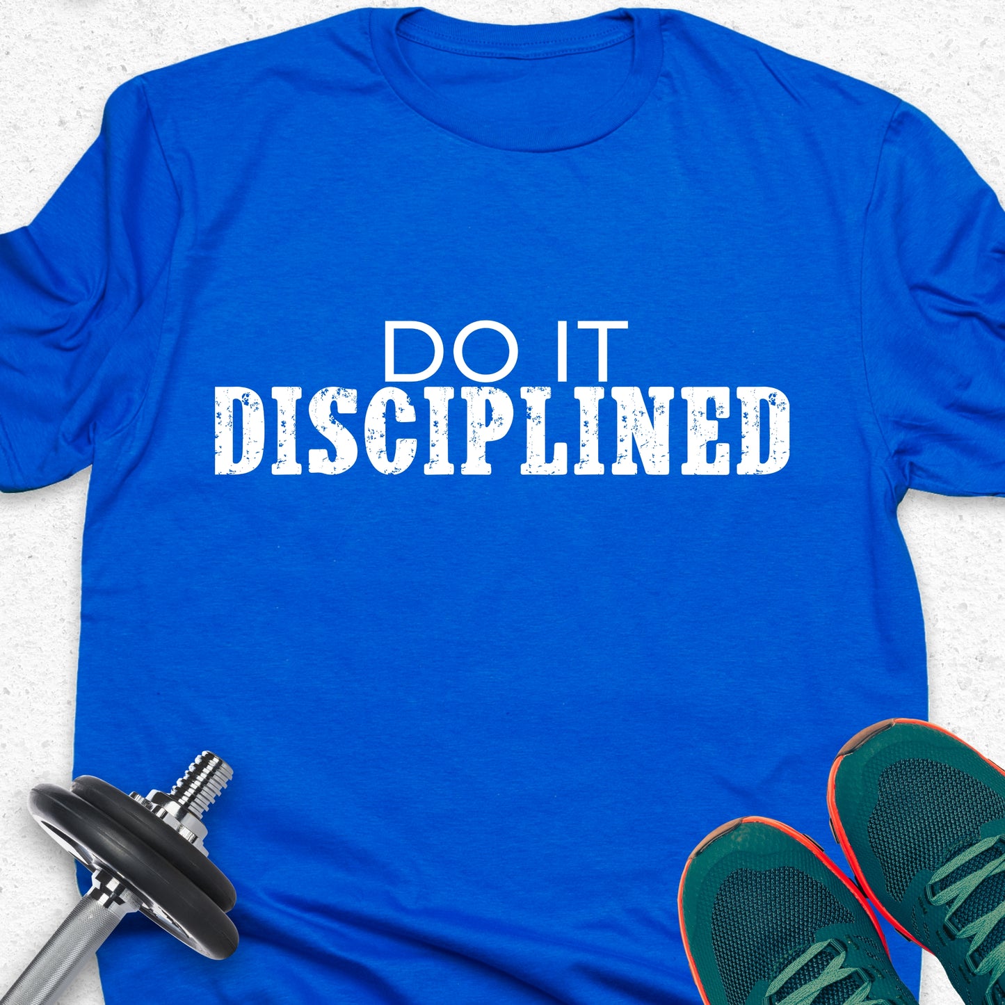 Do It Disciplined T-Shirt – Discipline Mindset Tee, Motivational Gym Shirt