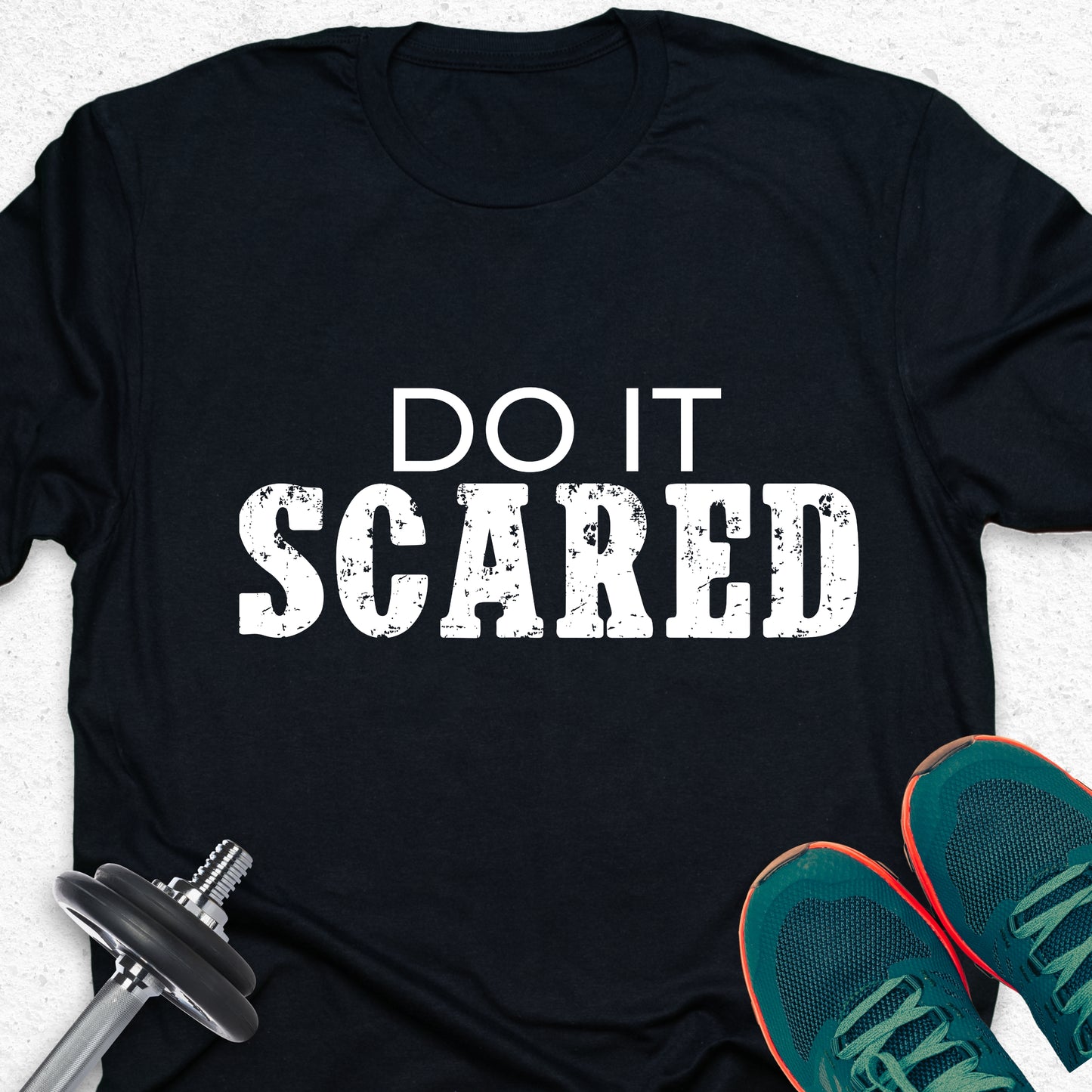 Do It Scared T-Shirt – Courage Mindset Tee, Fearless Motivation Shirt