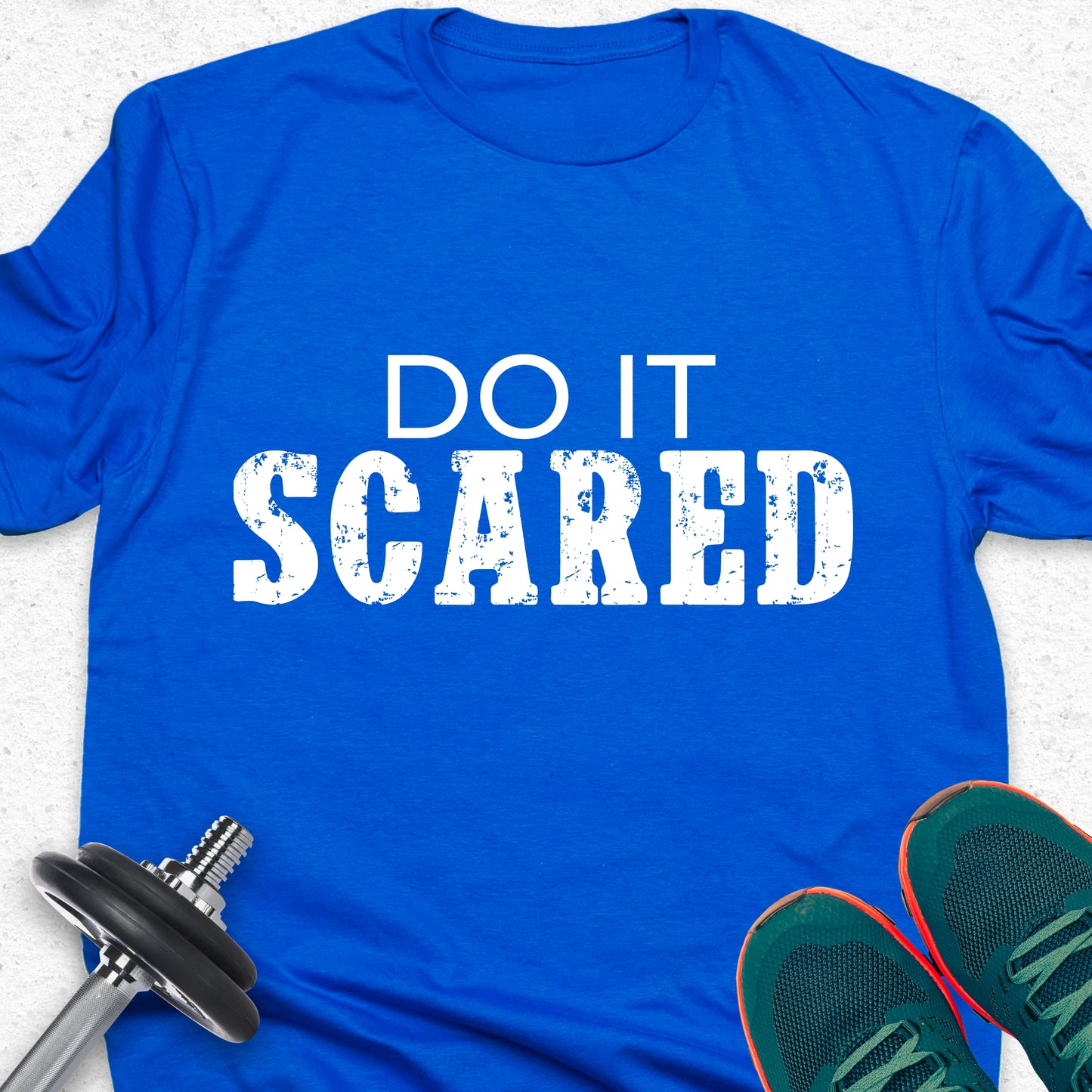 Do It Scared T-Shirt – Courage Mindset Tee, Fearless Motivation Shirt
