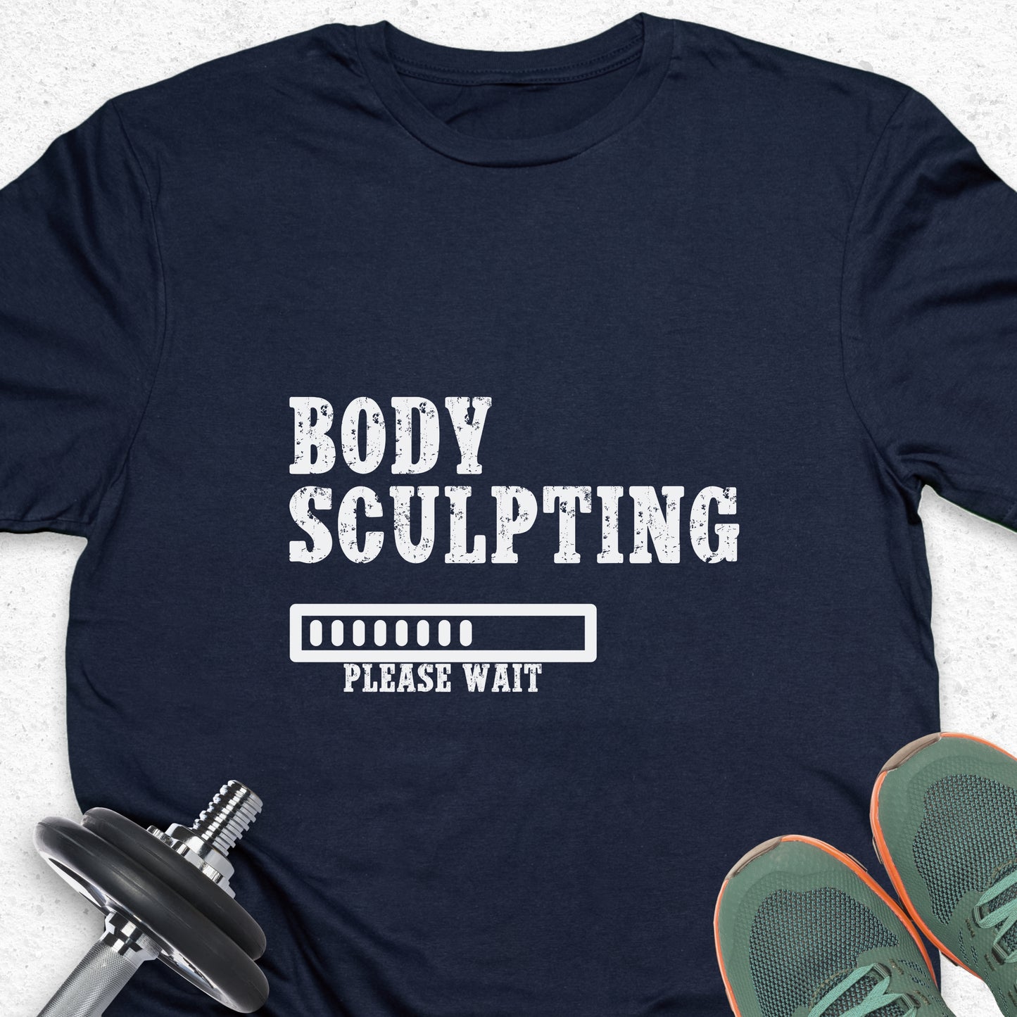 Body Sculpting T-Shirt – Fitness Progress Gym Workout Tee — Inspirational Workout Tee