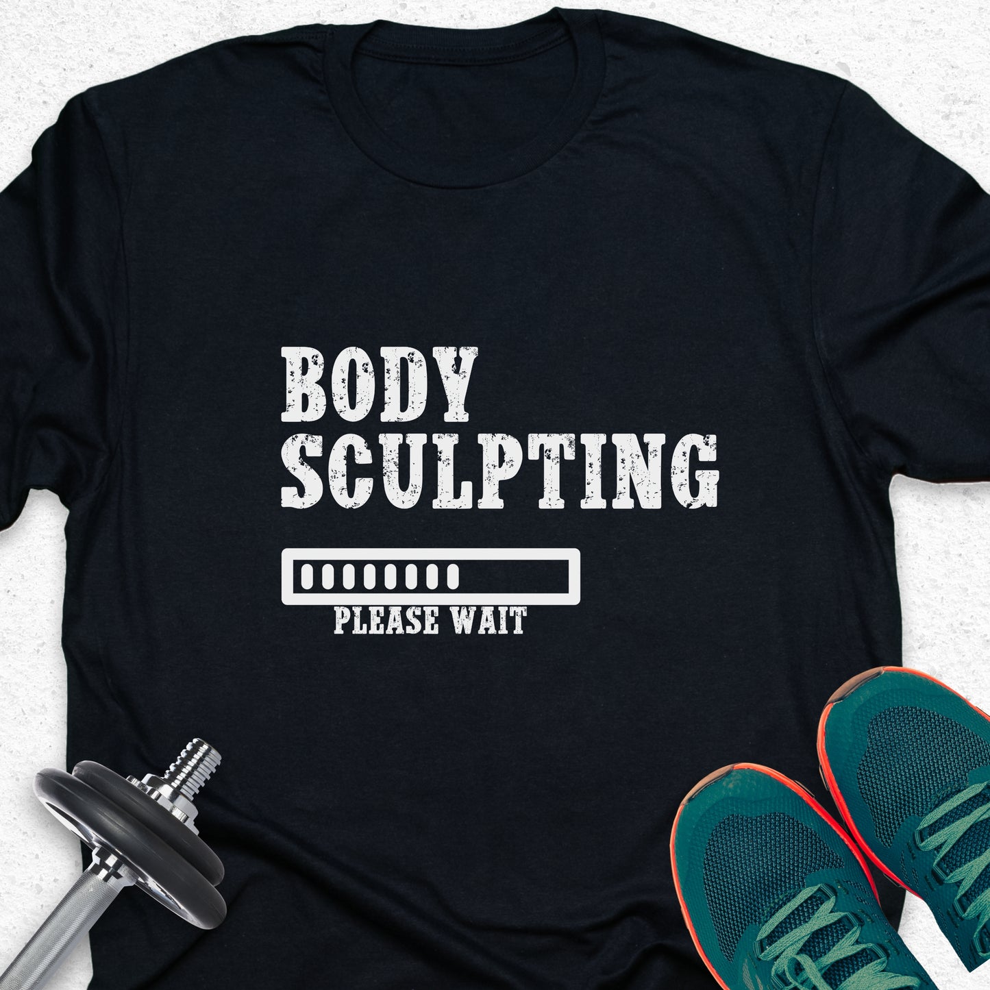 Body Sculpting T-Shirt – Fitness Progress Gym Workout Tee — Inspirational Workout Tee
