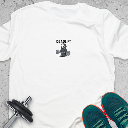 Deadlift Grim Reaper T-Shirt — Humorous Gym Workout Tee