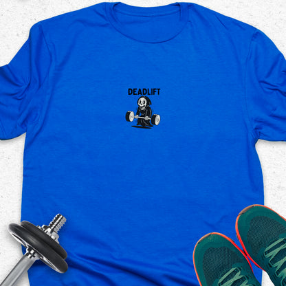 Deadlift Grim Reaper T-Shirt — Humorous Gym Workout Tee