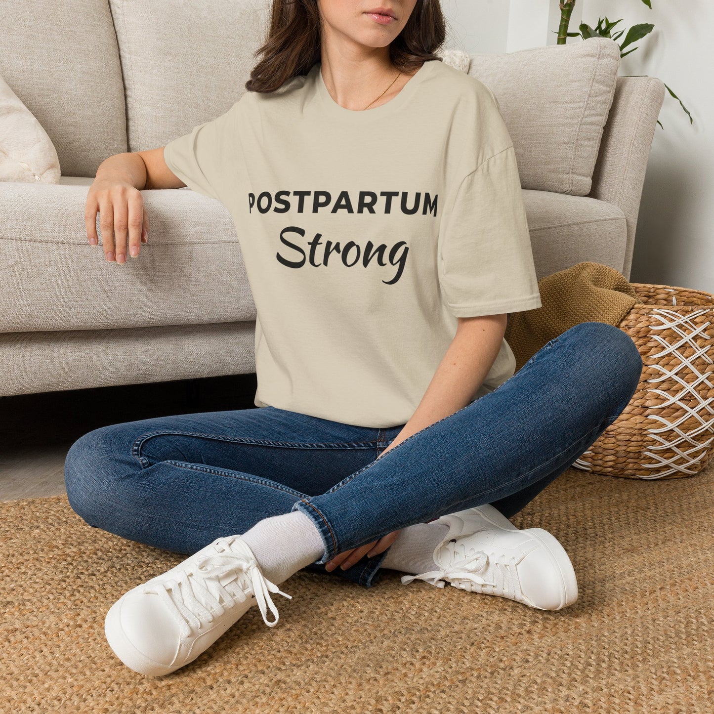 Postpartum Strong T-Shirt – Empowering New Mom Recovery & Motherhood Tee