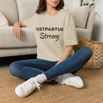 Postpartum Strong T-Shirt – Empowering New Mom Recovery & Motherhood Tee
