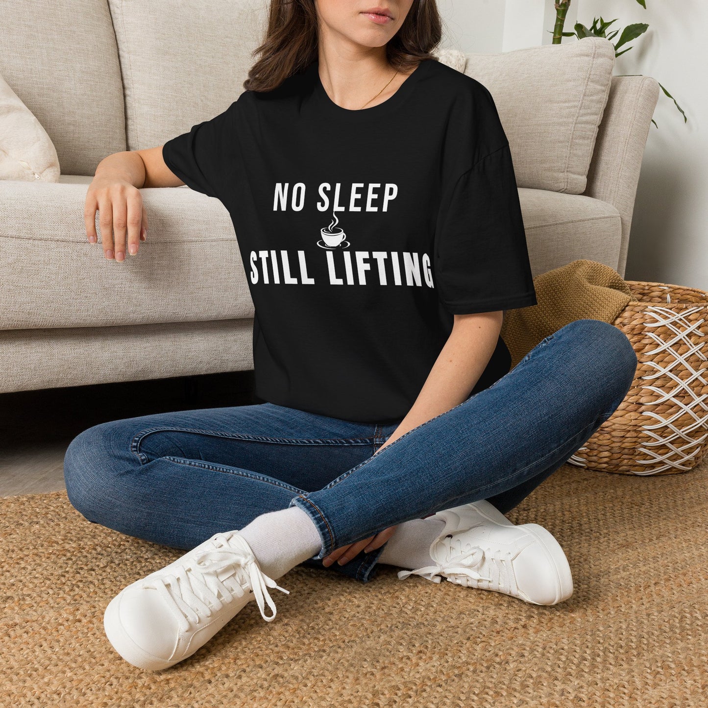 No Sleep Still Lifting T-Shirt – Funny Gym Motivation Tee for Fitness Enthusiasts